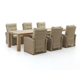 + 15% kassakorting | Intenso Mazzano/ROUGH-X 320cm lounge-dining tuinset 7-delig verstelbaar - Laagste prijsgarantie!