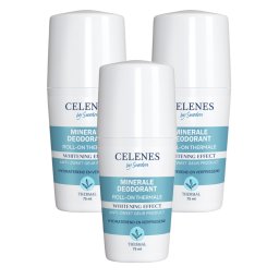 Celenes by Sweden Thermal Whitening Minerale Roll-On Deodorant Multiverpakking