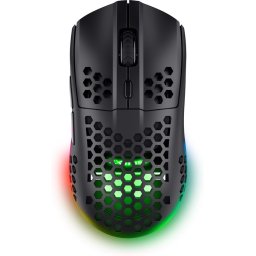 Trust GXT929 Helox - Draadloze Gaming Muis - Ultra licht - RGB verlichting - 4800 DPI - Zwart