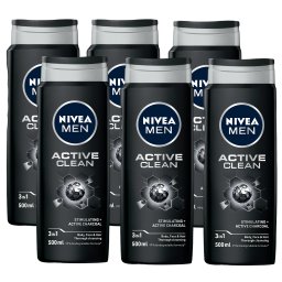 Nivea Men Active Clean Shower Gel Voordeelverpakking