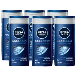 Nivea Men Cool Kick Shower Gel Voordeelverpakking