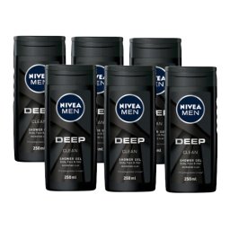 Nivea Men Deep Clean Shower Gel Voordeelverpakking