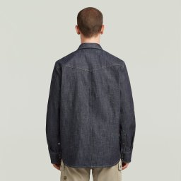 Dakota Regular Selvedge Shirt - Donkerblauw - Heren