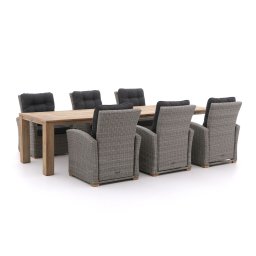 + 15% kassakorting | Intenso Mazzano/ROUGH-X 320cm lounge-dining tuinset 7-delig verstelbaar - Laagste prijsgarantie!