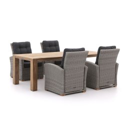 + 15% kassakorting | Intenso Mazzano/ROUGH-X 240cm lounge-dining tuinset 5-delig verstelbaar - Laagste prijsgarantie!