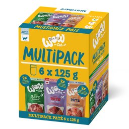 Voordeelpakket: 24 x 125 g WOW Cat Adult Mix (3 soorten) nat kattenvoer