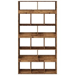 vidaXL Kamerscherm 100x33x187,5 cm bewerkt hout oud houtkleurig