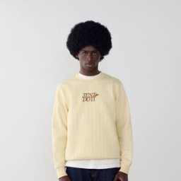 Nike Sweat Crew Just Do It Aop Beige Heren s