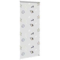vidaXL Doucherolgordijn met cassette 110x240 cm stofbreedte 106 cm