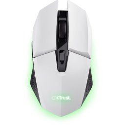 Trust GXT 110W Felox - Draadloze Gaming Muis - 4800 DPI - Verlichting - Wit