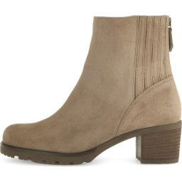 Gabor 802.3 Enkellaarsjes - maat 38.5 - Enkelboots met rits - Dames - Beige