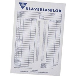 Klaverjas Scoreblok (50 vellen)