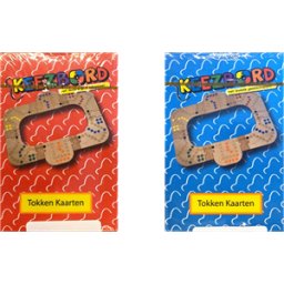 Tokken Bord - Spelkaarten Rood of Blauw (1 stuk)