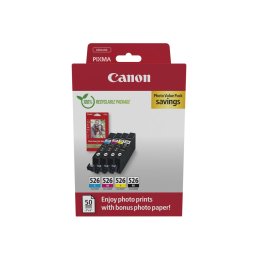 Canon CLI-526 BK/C/M/Y value pack