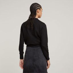Sweater Bomberjack - Zwart - Dames