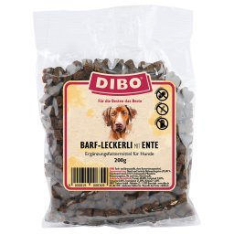 3 x 200 g DIBO BARF-snoepjes met eend hondensnacks