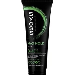 Syoss 3in1 Max Hold Gel Non Sticky Hold 4