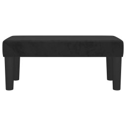 vidaXL Bankje 70x30x30 cm fluweel zwart