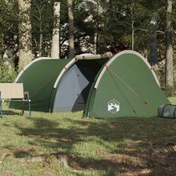 vidaXL Tunneltent 4-persoons waterdicht groen