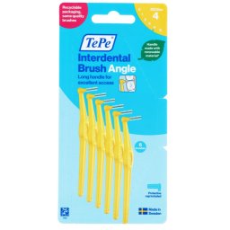 TePe Interdental Brush Angle Geel ISO Size 4