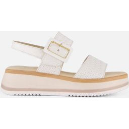 Gabor - Maat 39 - Sandalen wit Leer - Dames