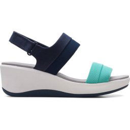 Clarks Step Cali Muir - maat 39 - Navy Combi - Vrouwen