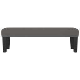vidaXL Bankje 100x30x30 cm kunstleer grijs
