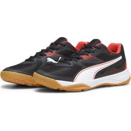 PUMA Solarflash II - maat 40 - Unisex Sportschoenen - Zwart/Wit/Rood