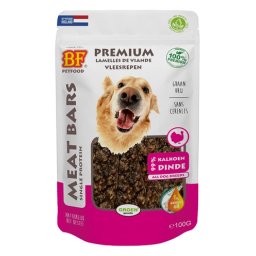 BF PETFOOD MEAT BARS KALKOEN 100 GR