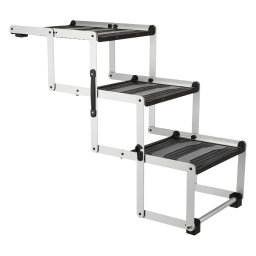 Trixie Friends on Tour 3-voudige Vouwtrap voor Honden Aluminium/TPR