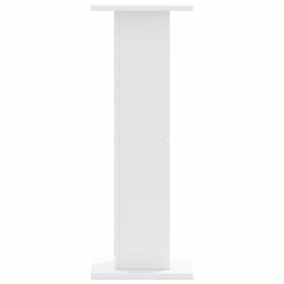 vidaXL Speakerstandaards 2 st 30x30x80 cm bewerkt hout wit