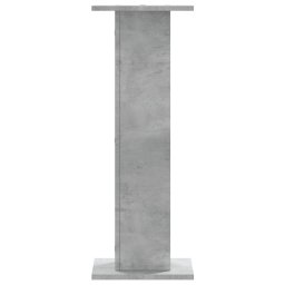 vidaXL Speakerstandaards 2 st 30x30x80 cm bewerkt hout betongrijs