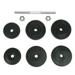 vidaXL 9-delige Halterset 15 kg