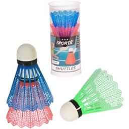SportX - Shuttle Gekleurd (3 stuks)