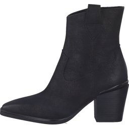 MARCO TOZZI MT - maat 41 - Soft Lining, Feel Me - Insole Dames Boot Heel - BLACK NUBUCK