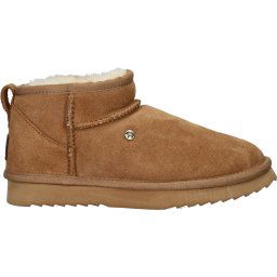 Warmbat - Maat 39 - Durack Women Suede Boot Dames Laarzen - Cognac