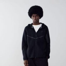 Nike Jacket Tech Fleece Fz Zwart Heren m