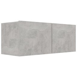 vidaXL 2-delige Tv-meubelset bewerkt hout betongrijs