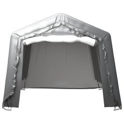 vidaXL Opslagtent 300x300 cm staal grijs