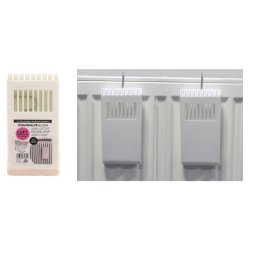 Waterverdamper Luchtbevochtiger kunststof incl. haakje kleur wit set 2 stuks