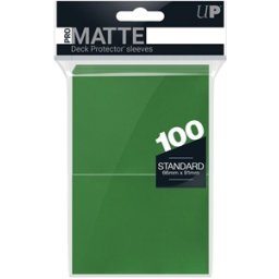 Sleeves Pro-Matte - Standaard Groen (100 stuks)