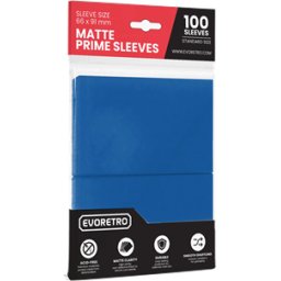 Premium - 100-Pack Matte Card Sleeves Standard Size (66x91mm) - Blue