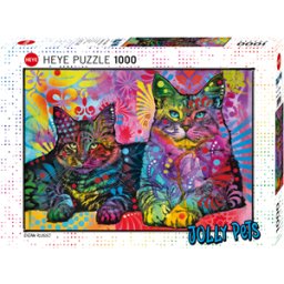 Jolly Pets - Devoted 2 Cats Puzzel (1000 stukjes)