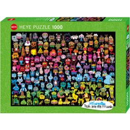Pens are my Friend - Doodle Rainbow Puzzel (1000 stukjes)