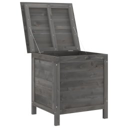 vidaXL Tuinbox 50x49x56,5 cm massief vurenhout antracietkleurig