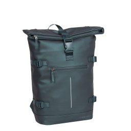 New Rebels William Riverside Metallic Green 19L Rugzak Waterafstotend Laptop 15.6"