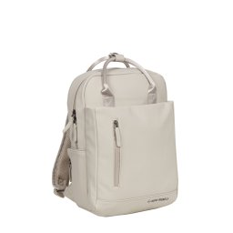 New Rebels Harper Miami Rugzak 9L Waterafstotende Laptop Rugtas 13 inch Schooltas en Werktas van PU Comfortabel Beige