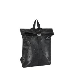 New Rebels Droplets Los Angeles Zwart 7L Rolltop Rugzak Waterafstotend - Waterdruppel Design