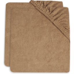 Jollein Aankleedkussenhoes Badstof 50x70cm - Biscuit - 2 Stuks