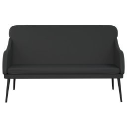 vidaXL Bankje 110x76x80 cm kunstleer zwart